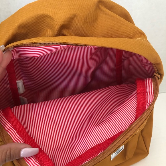 mustard yellow herschel backpack